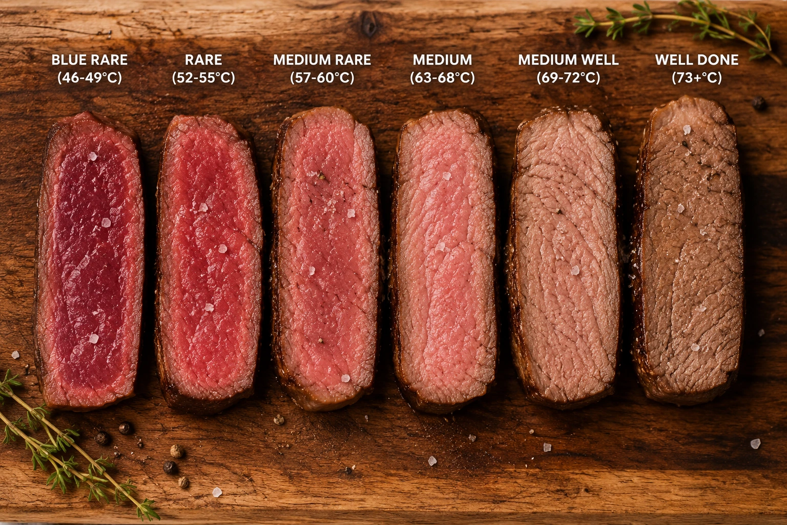 Tingkat Kematangan Steak Panduan 6 Level Lengkap, Suhu & Ciri