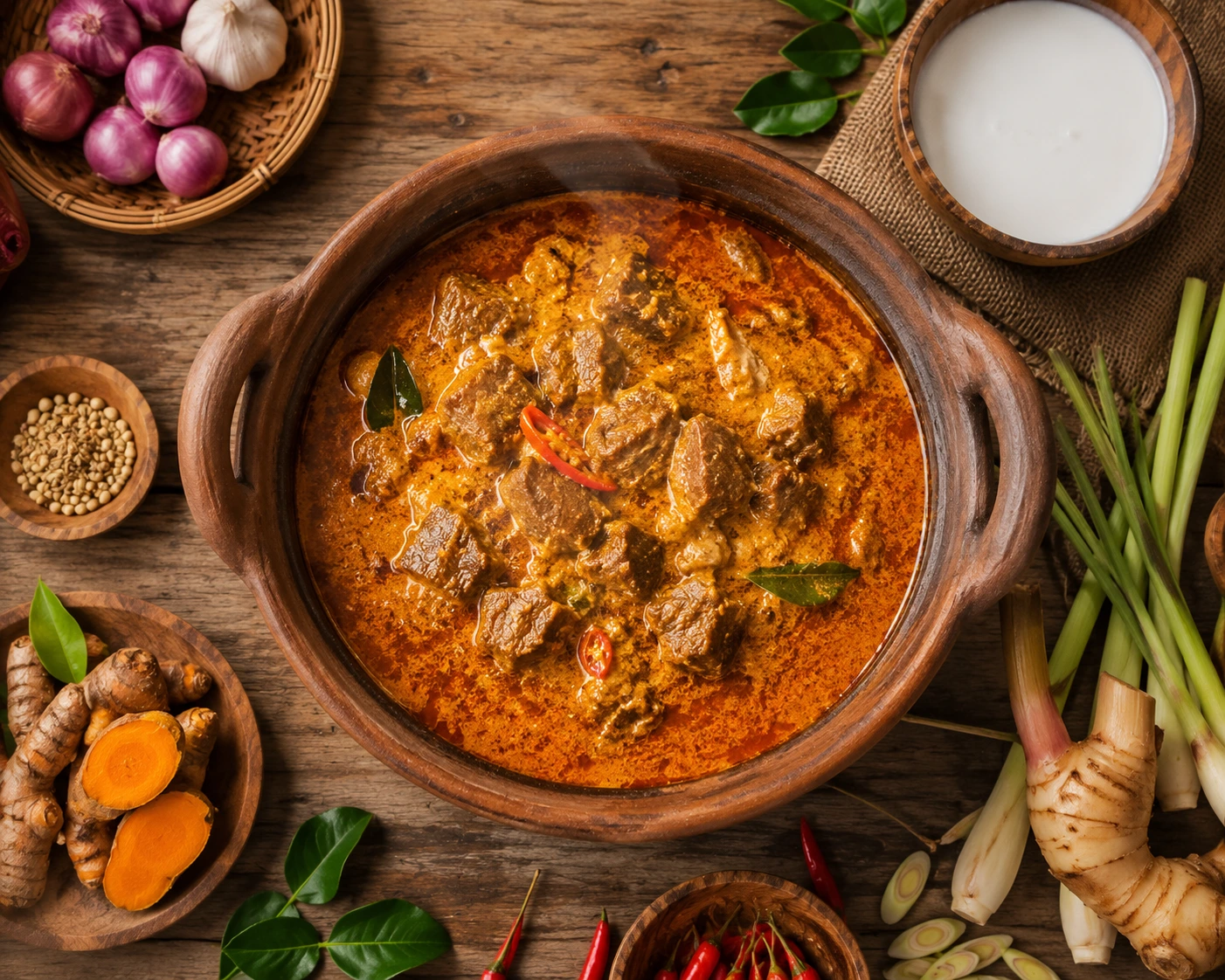 Bumbu Gulai Daging Sapi, Resep Komplit, Takaran Pasti & Troubleshooting