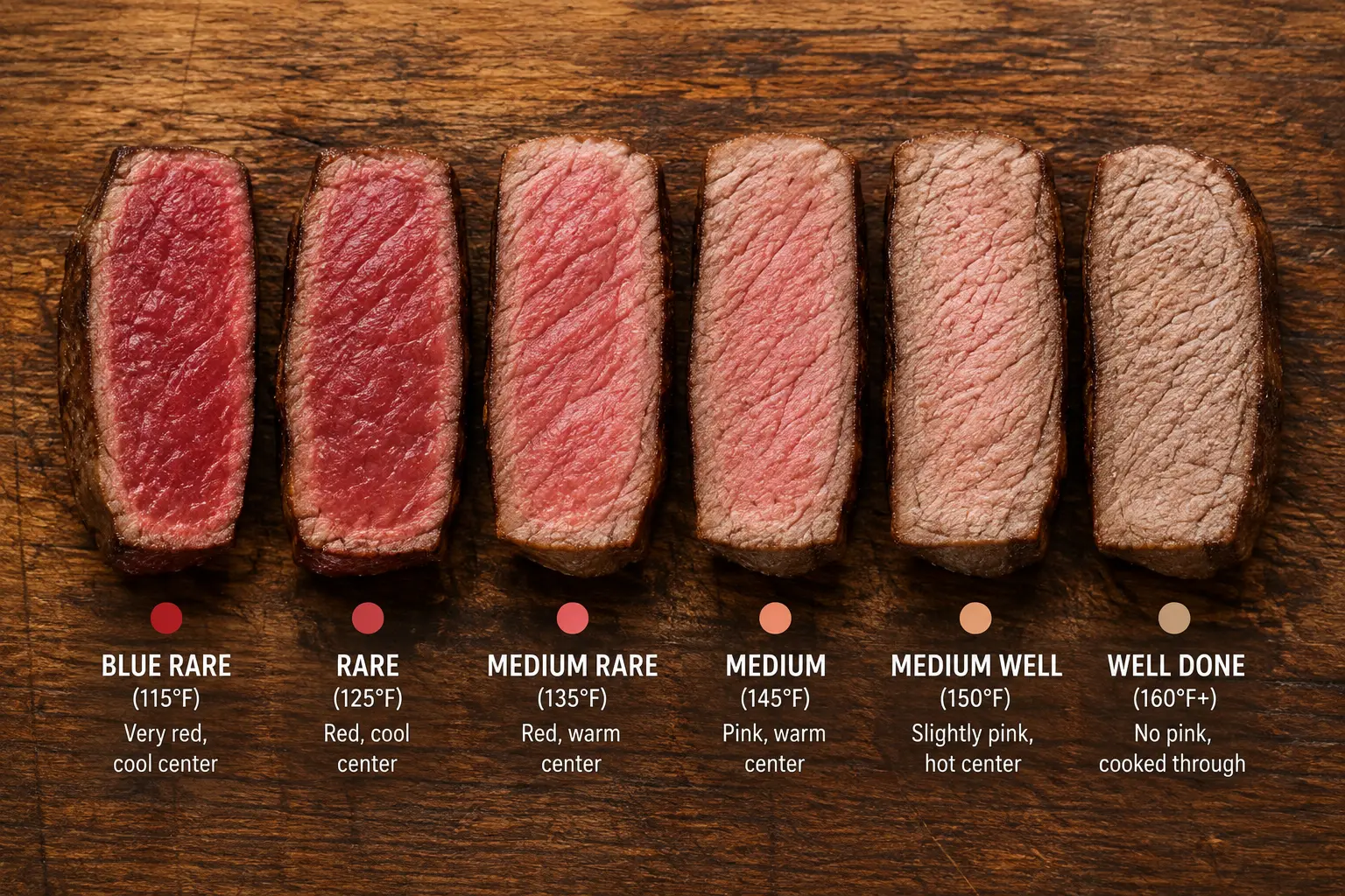 Urutan Kematangan Steak, Panduan Lengkap dari Blue Rare Sampai Well Done